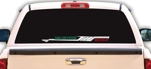 Miniatura 2 de San Luis Potosí - Vinilo adhesivo para tu camión, calcomanía para Troca o Carro, diseño moderno de Estados mexicanos (30 pulgadas, San Luis Potosí)