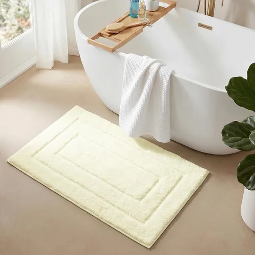 Miniatura 120 de GRANNY SAYS Juego de 2 alfombras de baño de microfibra súper suave y absorbente para baño, antideslizantes, lavables, juego de alfombras de baño Gris