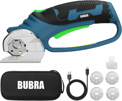 Tijeras eléctricas inalámbricas para cortador de cartón con 4 cuchillas SK5, cortadores de caja eléctricos recargables de 4 V, potente herramienta