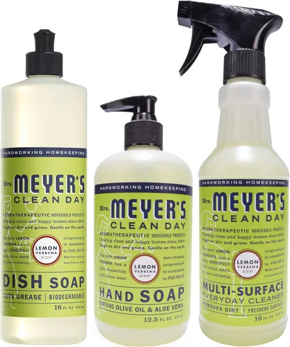 Miniatura 8 de MRS. MEYER'S CLEAN DAY - Juego de artículos esenciales de cocina, incluye: jabón de manos, jabón para platos y limpiador multiusos, albahaca