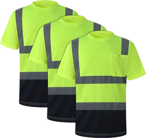 Miniatura 10 de JKSafety Camiseta de Seguridad Reflectante de Alta Visibilidad para Construcción y Trabajo Diario Camisetas Reflectantes para Hombres y Mujeres