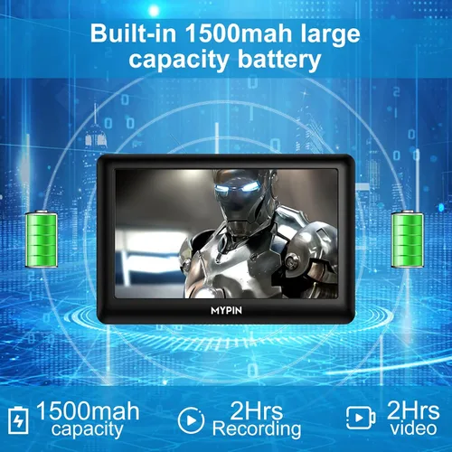 Miniatura 8 de Convertidor de video a digital, caja de captura de video AV de 4.3 pulgadas/reproductor de video, grabación de video desde VHS, HI8, videocámara