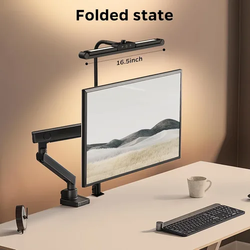 Miniatura 3 de Led Desk Lamp for Office Home, Architect Desk Lamp with Clamp, Ultra Bright Dimmable Table Light, Stepless Dimming and Tempering Desk Light for