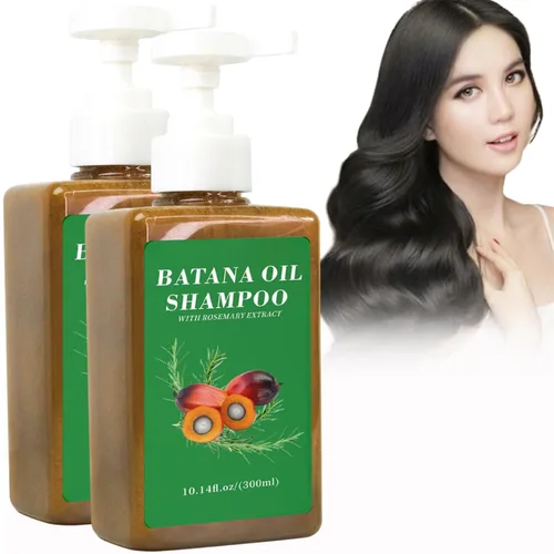 Champú de aceite Batana de 10.1 fl oz, champú Batana, aceite de batana para el crecimiento del cabello, aceite de batana para el crecimiento del 2pc