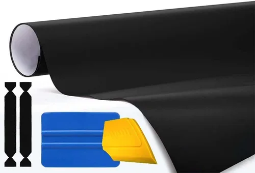 Miniatura 6 de 3M Rollo de Vinilo Automotriz (Negro Brillante, 1 pie x 5 pies + Juego de Herramientas)