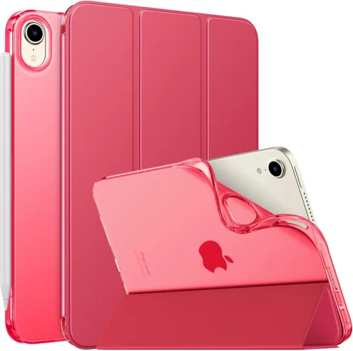 Miniatura 31 de MoKo Funda para el nuevo iPad mini 7 (A17 Pro) 2024, Funda para iPad mini de 6ª generación 2021 (21,08 cm), Funda para iPad mini 6, Funda trasera
