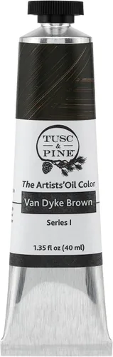 Miniatura 152 de Tusc & Pine Pintura al óleo Artist – Alizarin Crimson, 1.4 fl oz, sin amarilleo, consistencia rica y cremosa, carga máxima de pigmento, pinturas al