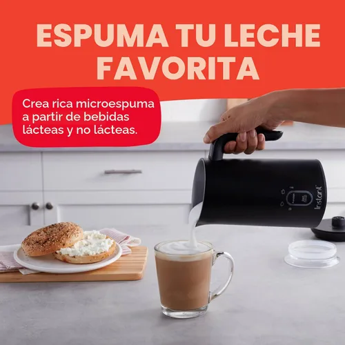 Miniatura 3 de Espumador de leche Instant Pot, vaporizador eléctrico 4 en 1, fabricante de espuma caliente y fría automática de 10 oz/295 ml y calentador de leche