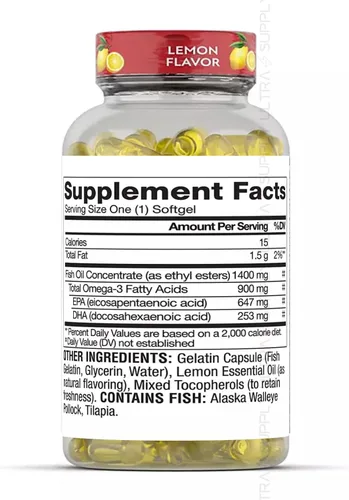 Miniatura 2 de Members Mark Omega 3 - Aceite de pescado (150 unidades) 900 mg - Wild Alaskan, certificado sostenible por MSC, apoya la salud del corazón