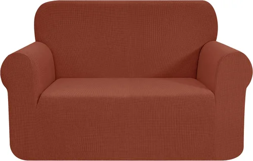 Miniatura 82 de CHUN YI - Funda elástica de 1 pieza para sillón grande, funda protectora suave de Jacquard con elastano, detalle de cuadros y parte inferior