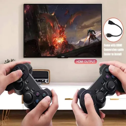Miniatura 3 de X2 Plus 4K HD Consola de juegos retro inalámbrica, consola de juegos retro, videojuegos caseros, salida HDMI, 40000+juegos integrados (128GB)