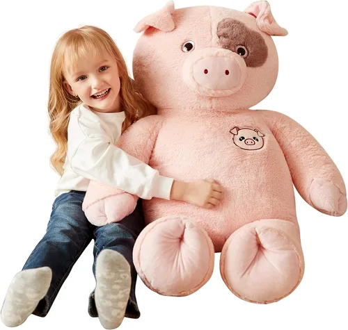 Miniatura 9 de IKASA Juguete de peluche de conejo gigante, conejito grande de 30 pulgadas, juguetes de peluche para niños y niñas