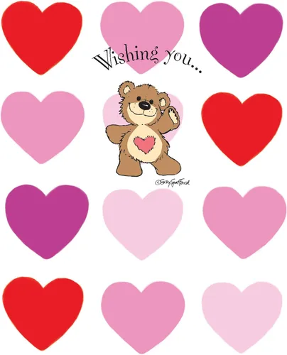 Suzy la colección Valentines tarjeta de artículos de papelería, Boof Wishing You... Tarjeta de San Valentín – 10863