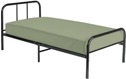Miniatura 5 de Sábana bajera ajustable para catre de 30 x 75 pulgadas, 100% algodón egipcio, 1 pieza sábana inferior tamaño catre solamente, perfecta para cama