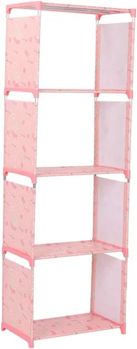 Miniatura 10 de JUOPZKENN Estanterías, estantería abierta, organizador de almacenamiento, estante de plástico para libros, estantería portátil vertical