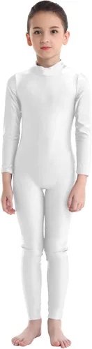 Miniatura 24 de Body de manga larga para niños y niñas, con cuello alto, cuerpo completo, leotardo de gimnasia