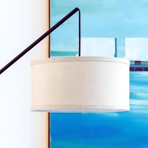 Miniatura 5 de Brightech Hudson 2 - Lámpara de pie LED, lámpara alta con base resistente, lámpara de arco contemporánea para salas de estar y oficinas, gran