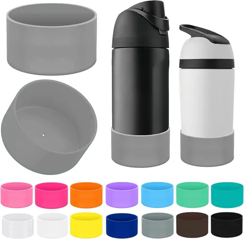 Miniatura 16 de 2 botas protectoras de silicona compatibles con Owala Kids de 16 onzas y 14 onzas, accesorios para 12 onzas, antideslizantes, resistentes a