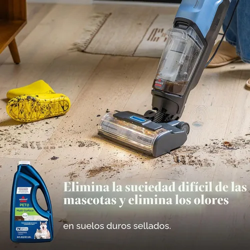 Miniatura 2 de Bissell Fórmula multisuperficie para mascotas con frescura Febreze, 22951, 1.9 L, Uso en suelos duros sellados y alfombras de área, elimina
