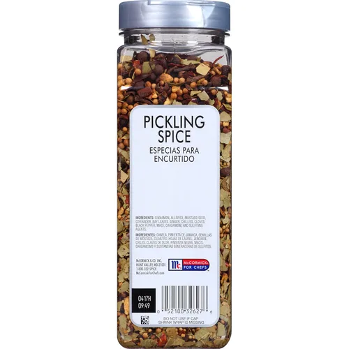 Miniatura 9 de McCormick Culinary Especias para escabeche, 12 onzas, un recipiente de 12 onzas de especias mixtas para encurtidos, lo mejor para condimentar