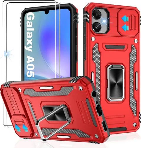 Miniatura 206 de Gritup para Samsung Galaxy S22 Funda con protectores de pantalla HD de 2 paquetes y cubierta deslizante para la cámara, protección contra caídas