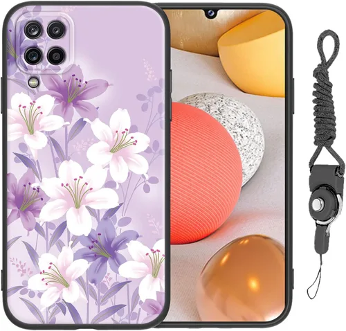 Miniatura 26 de Funda para Galaxy A51 5G (no compatible con la versión A51 4G) con correa de cordón, para niñas y mujeres, diseño lindo de anime, funda de silicona