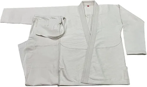 Miniatura 3 de Bjj Gi Jiu Jitsu Full UnBleached Kimonos Gi 100% Algodón Perl Weave 450GSM, Completo sin blanquear
