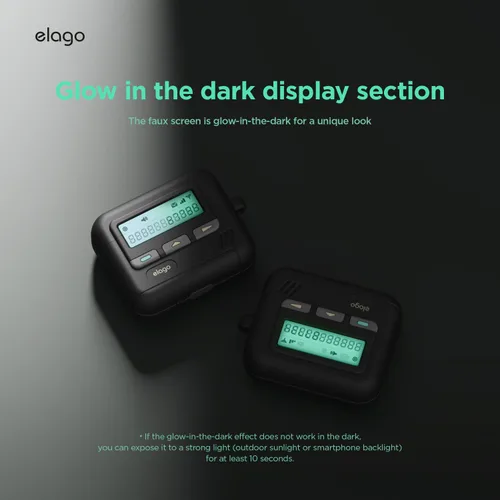 Miniatura 6 de elago Estuche Pager para AirPods 4, Funda Compatible con AirPods de 4ª Generación, Correa de Cadena Incluida, Resistente a Golpes, Protección Negro