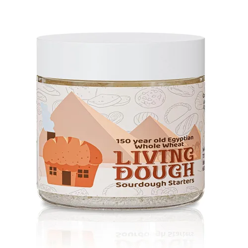 Miniatura 18 de Living Dough - Cultura de Masa Madre Amistosa Amish de 55 Años - Masa Madre Dulce y Orgánica para Hornear - Para Pan Artesanal, Masa para Pizza