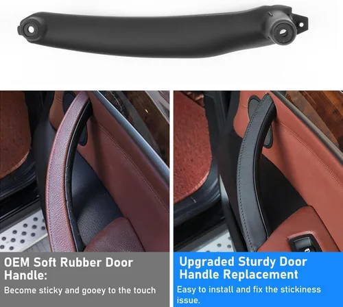 Miniatura 2 de Jaronx Para BMW X5 X6 Tirador de la puerta, Cubierta de agarre interior del lado del pasajero derecha delantera/derecha trasera