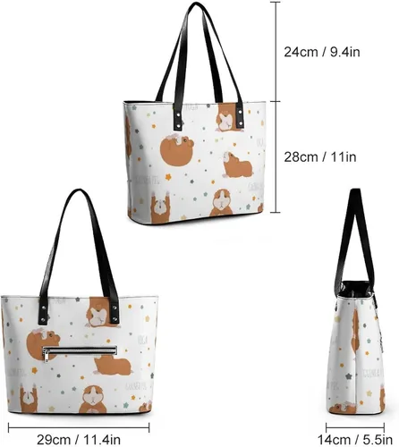 Miniatura 2 de Bolso de mano de piel de conejillo de indias para mujer, Multi