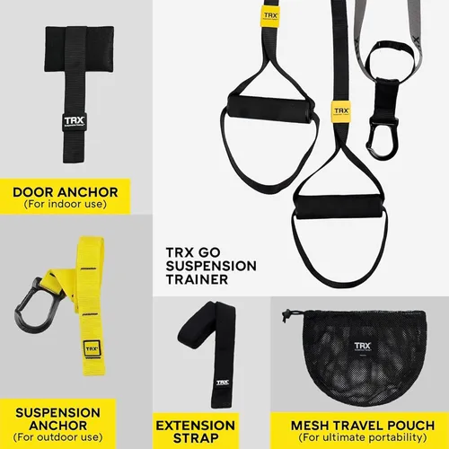 Miniatura 6 de TRX GO Entrenador de Suspensión, Gimnasio Portátil en Casa, Para Entrenamiento de Fuerza, Equipo de Ejercicio de Cuerpo Completo