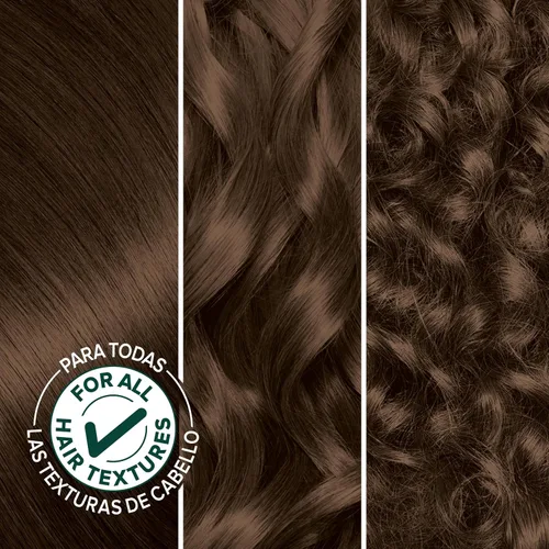 Miniatura 2 de Garnier Color de Cabello Nutrisse Crema Nutritiva, 43 Marrón Dorado Oscuro (Grano de Cacao) Tinte Permanente para el Cabello, 1 Unidad