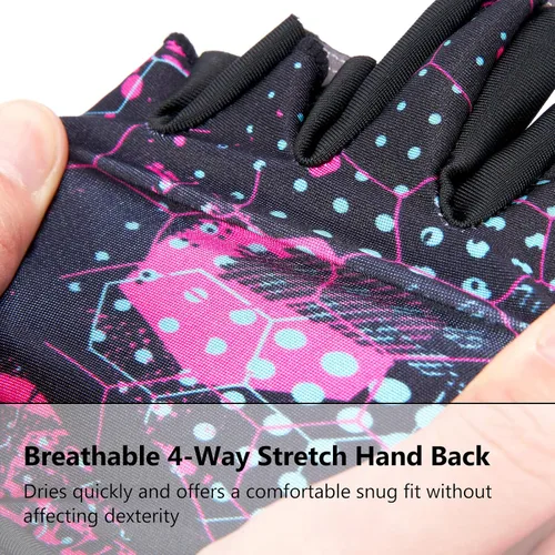 Miniatura 4 de BASSDASH Guantes de pesca Astro para hombres y mujeres, guantes sin dedos para pesca deportiva, kayak, remo, vela, MTB