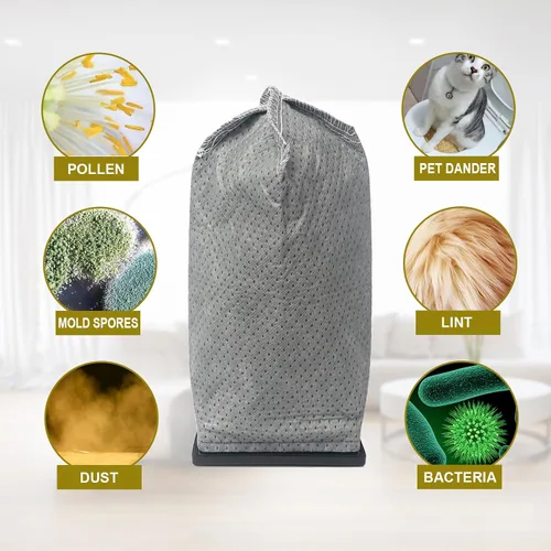 Miniatura 5 de Bolsas de filtro de tela HEPA de repuesto para Hoover Porta Power Swingette S1015 S1029 CH30000 Bolsa de aspiradora comercial de repuesto 43662023