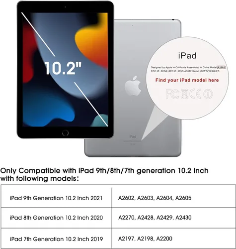 Miniatura 7 de KIQ Paquete de 2 protectores de pantalla de vidrio templado compatibles con iPad de 9ª, 8ª y 7ª