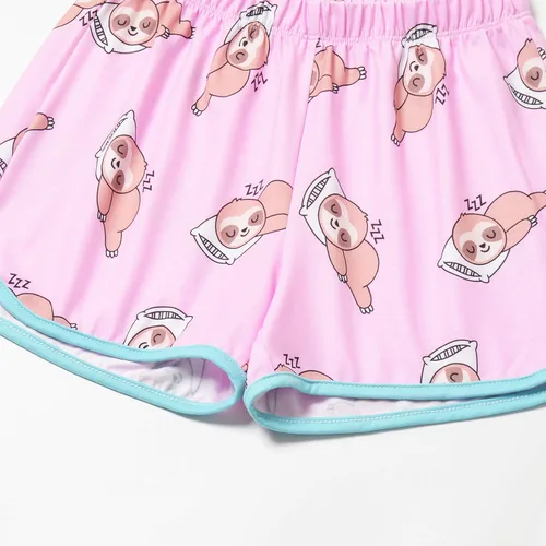 Miniatura 6 de Jxstar Conjuntos de pijamas para niñas, pijamas de unicornio para niños pequeños, ropa de dormir de algodón de verano