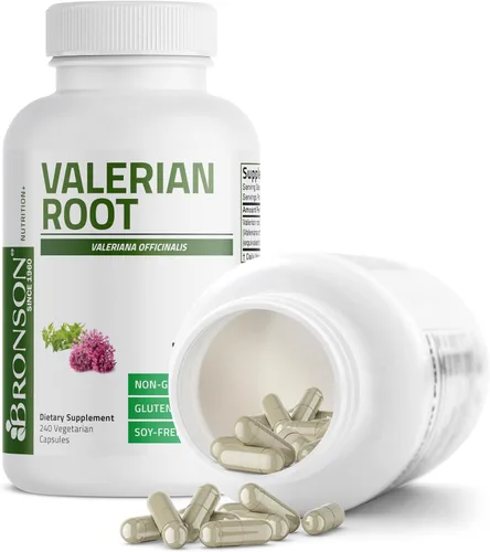 Miniatura 4 de Bronson Cápsulas de raíz de valeriana – Valerian Officinalis – Promueve la relajación – Sin OGM, sin soja ni gluten, 240 cápsulas vegetarianas
