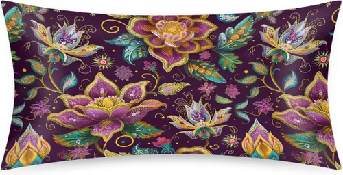 Miniatura 94 de Funda de almohada de satén de unicornio rosa lindo para cabello y piel, tamaño estándar, funda de almohada de seda suave de satén refrescante