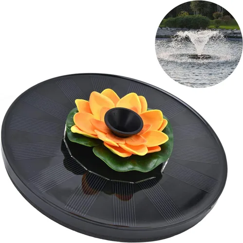 Miniatura 4 de Fuente solar para baño de pájaros, bomba de fuente de energía solar de 1.4 W, bombas de agua flotantes para jardín, patio, estanque y piscina al