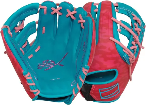 Miniatura 8 de Rawlings Guante de béisbol REV1X Negro/dorado 2 piezas de tela sólida