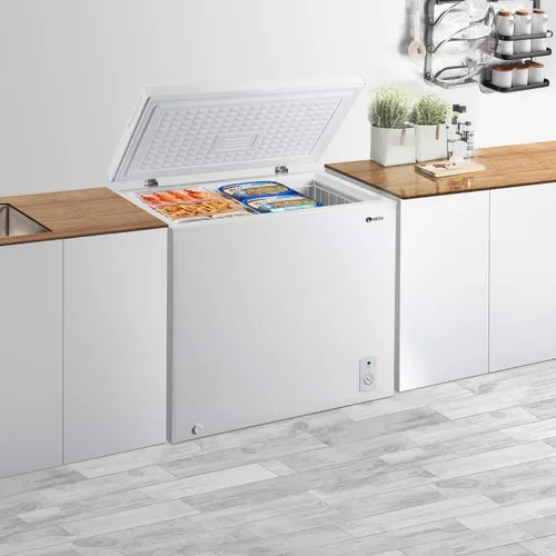 Miniatura 6 de KEG Congelador de pecho superior de 7.0 pies cúbicos con termostato ajustable y cesta de almacenamiento extraíble, máquina de congelación