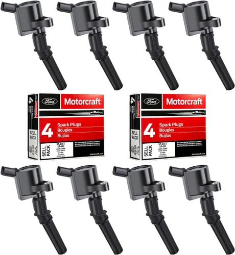 Bobinas de encendido MAS DG508 y bujías Motorcraft SP493 compatibles con motores Ford Lincoln Mercury 4.6L