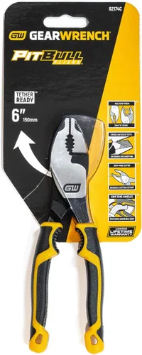 Miniatura 8 de GEARWRENCH Alicates de junta deslizante Pitbull de 6 pulgadas de material dual - 82174C