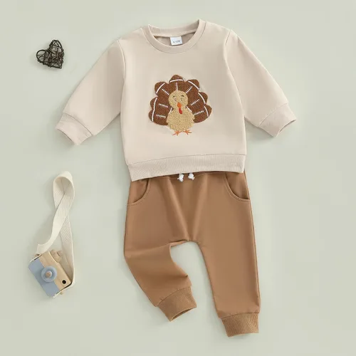 Miniatura 51 de Conjunto de camisa larga y divertida para bebé niño y niña, ropa de primera Navidad, 6, 12, 18, 24 meses, 2T