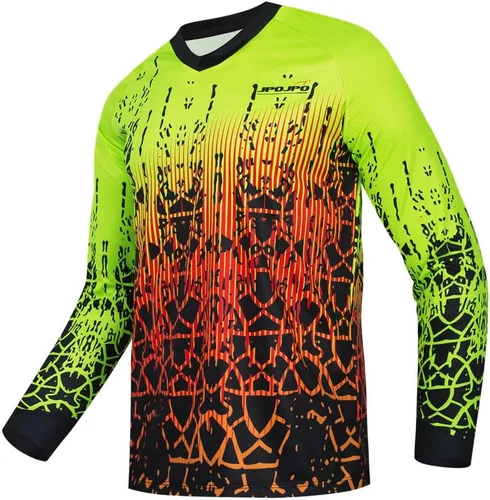 Miniatura 56 de Hotlion Camiseta de ciclismo para hombre, manga larga, MTB Motocross, ropa de carreras todoterreno