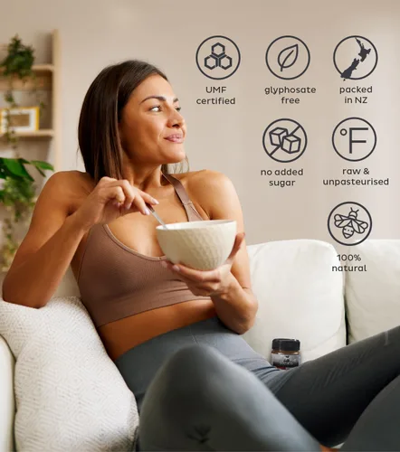 Miniatura 8 de Steens Miel de Manuka - MGO 85+ - Miel de Manuka multifloral pura y cruda 100% certificada, embotellada y sellada en Nueva Zelanda, 7.9 onzas