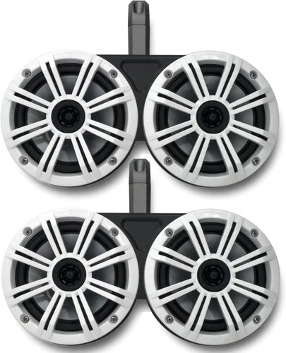 Miniatura 13 de KICKER Negro Dual Wake Tower System Charcoal 6,5" altavoces marinos RGB LED