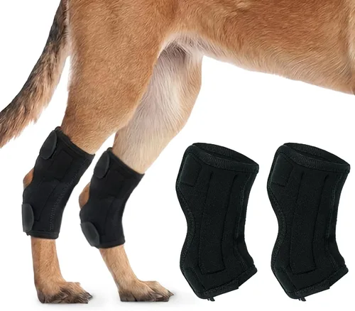 Miniatura 10 de Rodillera para perro para soporte de pierna trasera, soporte ajustable de compresión para piernas traseras débiles, desgarro de ACL y molestias