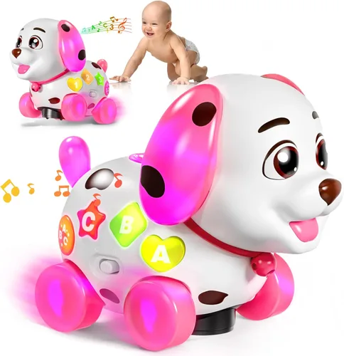 Miniatura 7 de Juguetes para niñas de 1 año, regalos, regalo de primer cumpleaños para niña, juguete para bebé de 6-12-18 meses, juguete educativo musical para Rosa